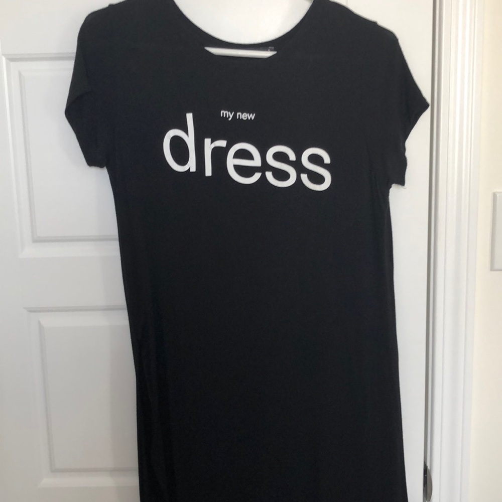 Black Bershka dress.